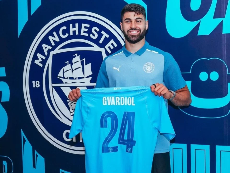 Gvardiol, presentado por el Manchester City 