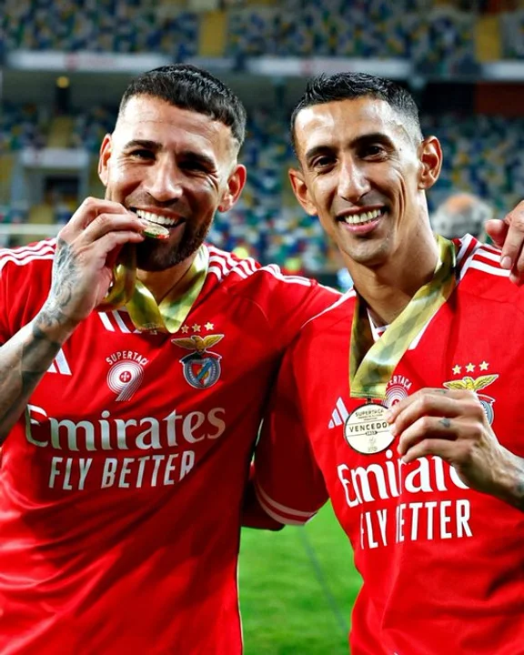 Ángel Di María y Nicolás Otamendi