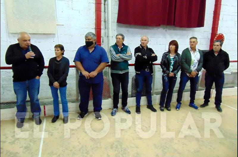 Daniel Cerdera celebró las nuevas obras y se emocionó en el homenaje a MartÃn Sánchez. / Foto prensa