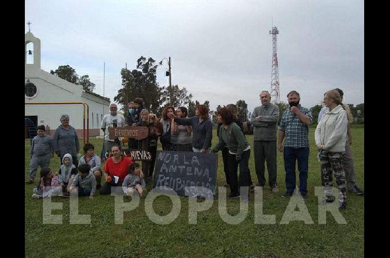 Los vecinos de Colonia Nievas ratificaron el reclamo por la reubicación de la antena