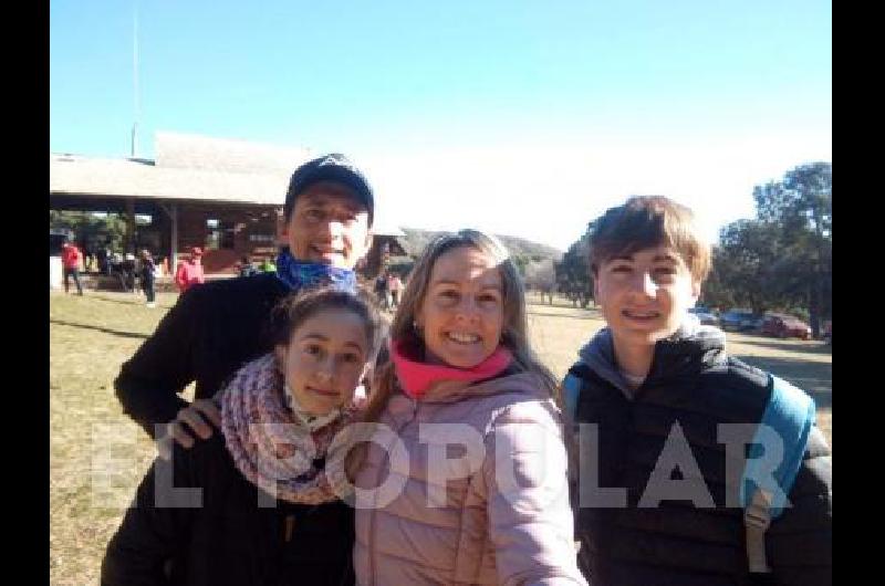 La familia Ameri Suardiaz, todos son apasionados del deporte.