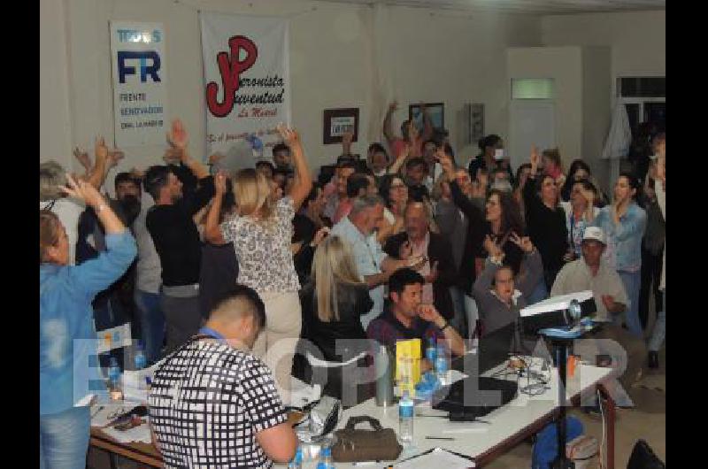En Juntos hubo festejos por el resultado de la elecciÃ³n y el crecimiento en intenciÃ³n de voto.