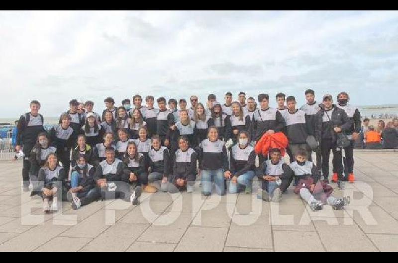 La delegación lamatritense ya está en Mar del Plata para participar de la final provincial de los Juegos Bonaerenses.