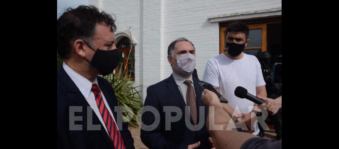 Estuvieron presentes el fiscal general Marcelo Sobrino, el juez federal Gabriel Di Giulio y el intendente Ezequiel Galli.