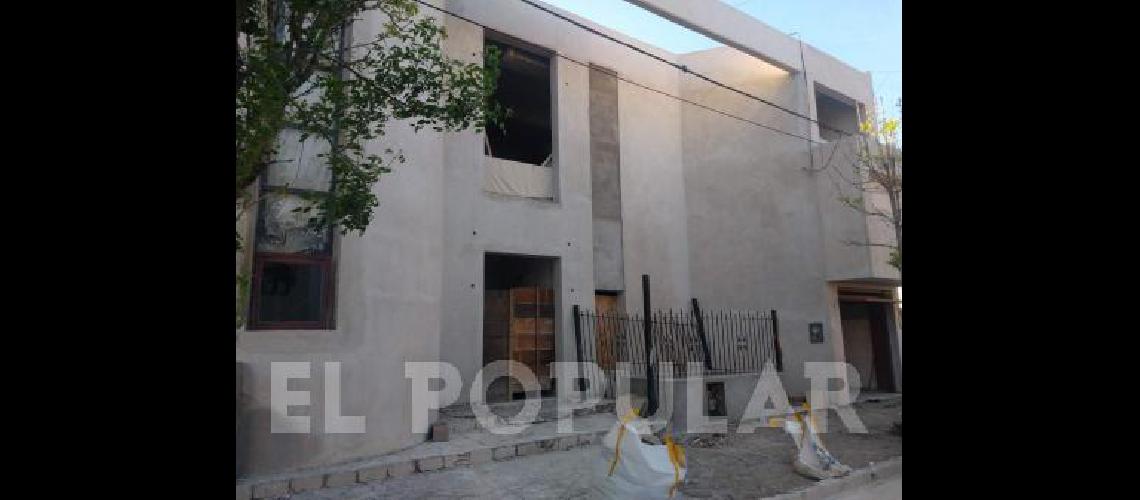 La sede del SOECO, recientemente refaccionada, en la calle Coronel SuÃ¡rez.