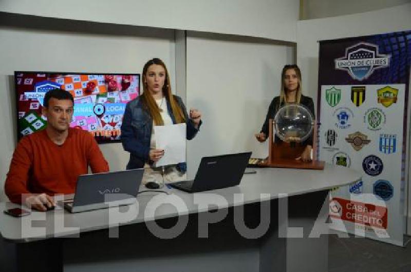 El sorteo se realiza en los estudios de Canal Local.
