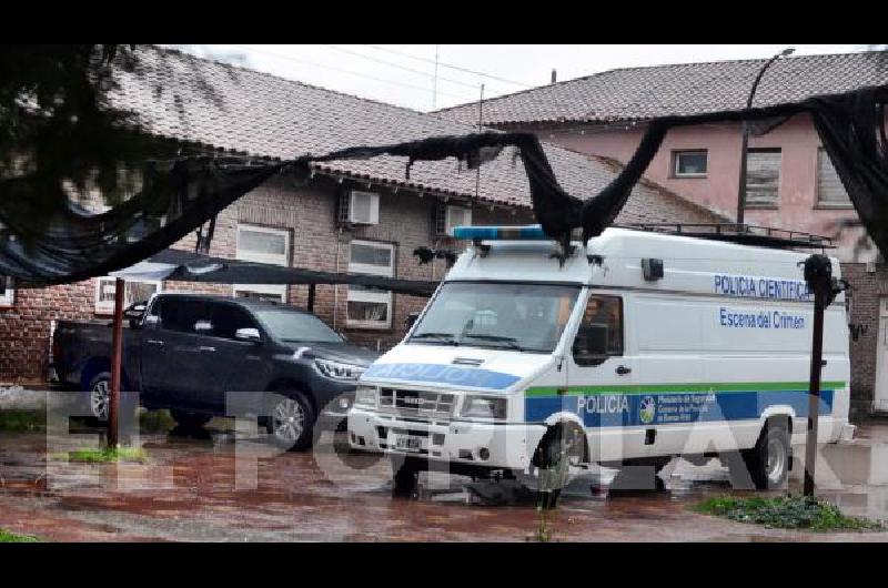 La camioneta en la que se entregÃ³ Weimann, y que quedÃ³ secuestrada en el Poder Judicial.