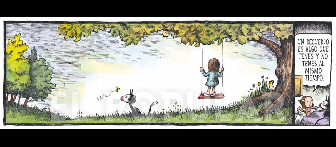 Enriqueta es uno de los principales personajes de la tira diaria "Macanudo" que Liniers publica en el diario La NaciÃ³n.