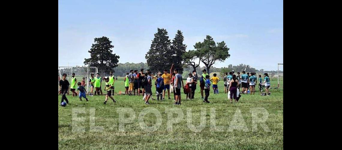 Encuentro de escuelitas en Colonia San Miguel