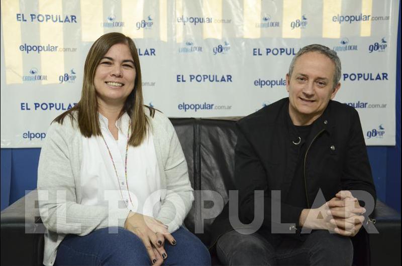 La fonoaudiolÃ³ga Natalia Pedrosa y el otorrinolaringÃ³logo Ricardo Bevilacqua. Foto: Claudio Martinez