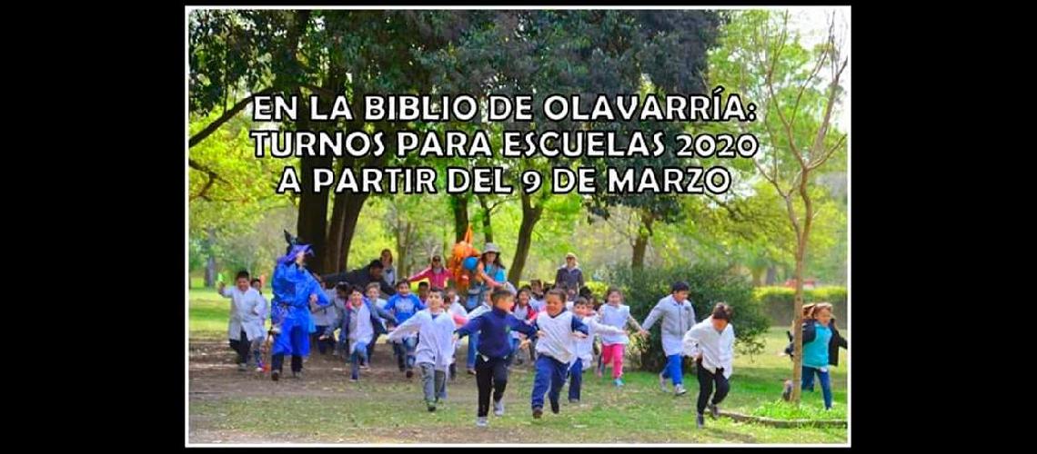Vuelven los sábados de La Biblio en el Parque