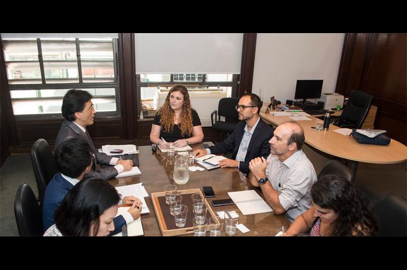 Blanco participÃ³ de la reuniÃ³n realizada en enero para repasar temas de la agenda del cambio climÃ¡tico con representantes de JapÃ³n en Argentina Foto: www.argentina.gob.ar