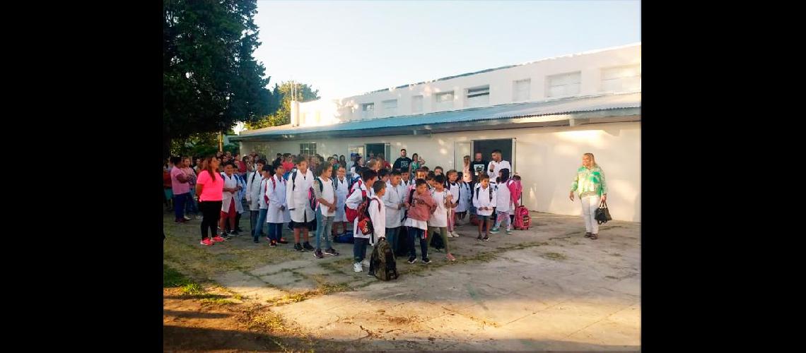 Con la remodelación de la Escuela 2 de Sierra Chica, Galli abrió el ciclo lectivo