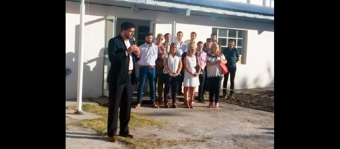 Con la remodelación de la Escuela 2 de Sierra Chica, Galli abrió el ciclo lectivo