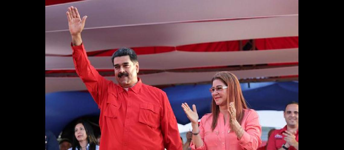 NicolÃ¡s Maduro y su esposa Cilia Adela Gavidia Flores Foto: Reuters
