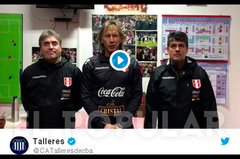 Alves saludó a Talleres