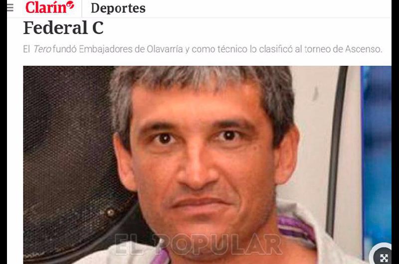 La historia del Tero Di Carlo y Embajadores llegó hasta Clarín