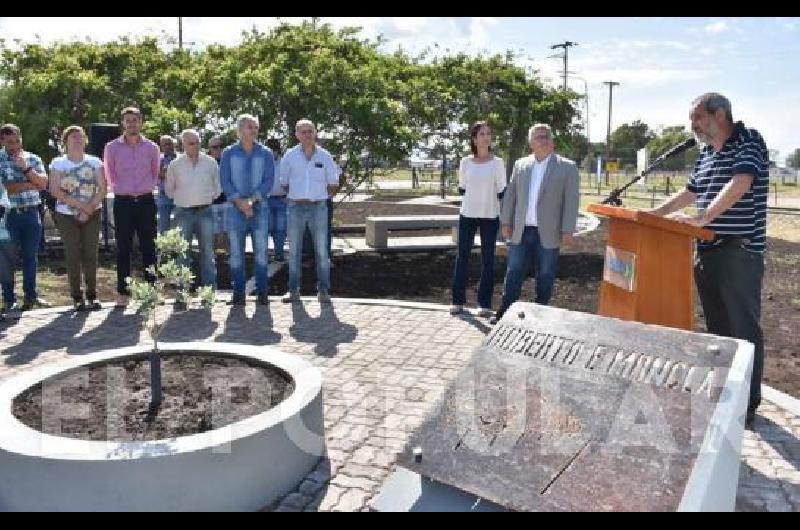 El acto tuvo lugar en el inicio del trazado de Pereyra y MartÃ­nez.