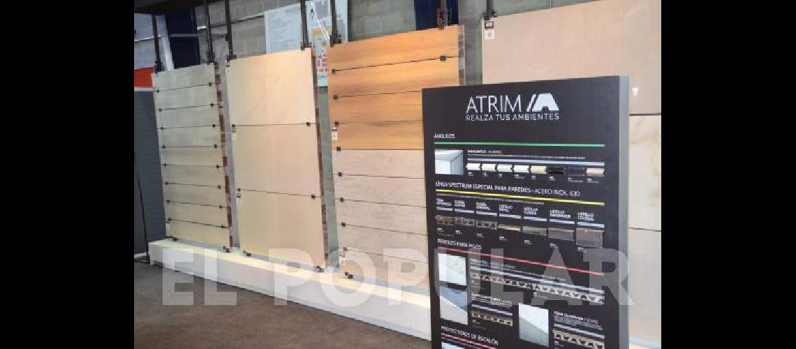 Materiales Alsina llevó al CEMO su show room Proyectar con su arsenal para la construcción