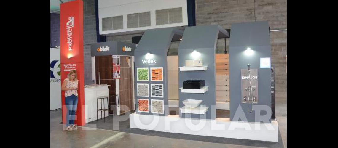 El show room Proyectar, que Materiales Alsina tiene en su corralÃ³n, fue montado en la Expo Vivienda.