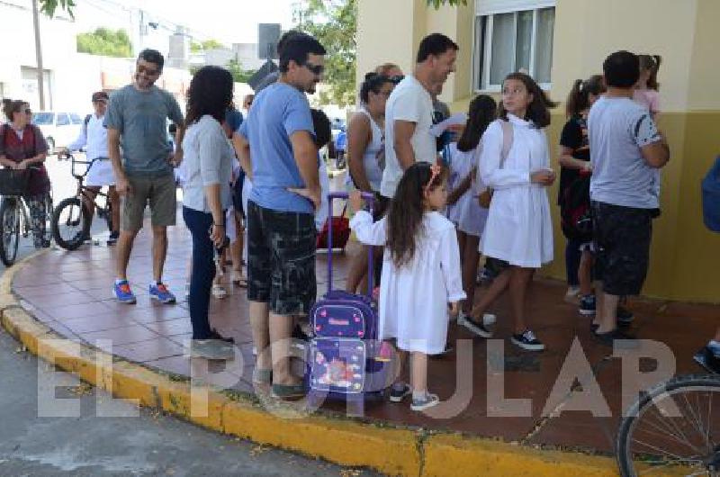 Con mucho calor, comenzÃ³ el ciclo lectivo 2020.
