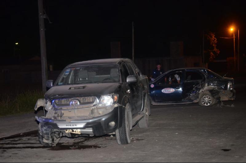 Un hombre resultó herido tras un choque en avenida Emiliozzi