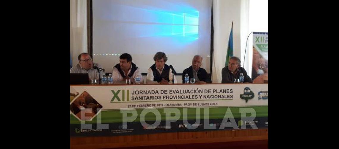 Imagen de la ceremonia de apertura de 12Âª Jornadas de EvaluaciÃ³n de Planes Sanitarios Provinciales y Nacionales.