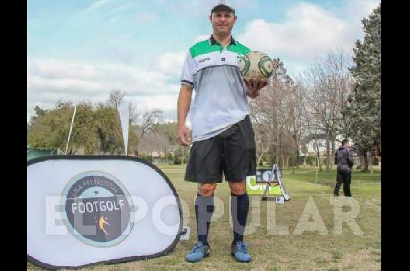 GastÃ³n Zurita hablÃ³ de su participaciÃ³n en la Liga Profesional de Footgolf.