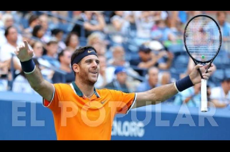 Del Potro disputarÃ¡ su sexta semifinal de Grand Slam.