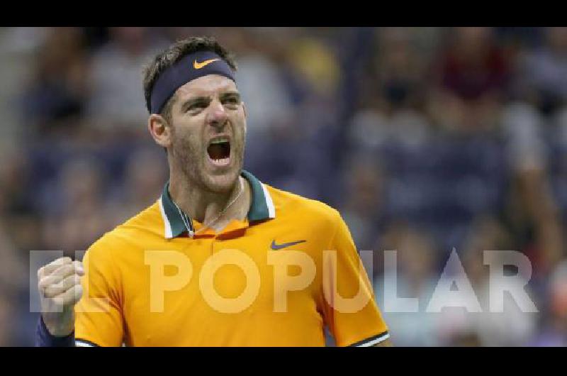Juan MartÃn del Potro se instaló en las semifinales del US Open por segundo año consecutivo