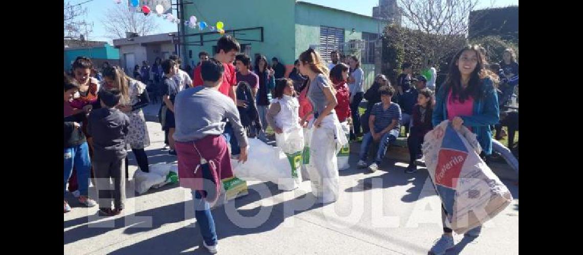 Libertas Solidario estuvo en el barrio Nicolás Avellaneda