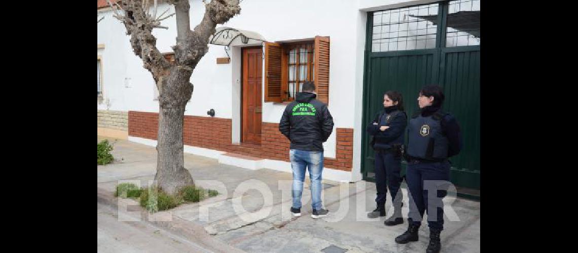 Un domicilio del barrio Lourdes fue allanado por la maÃ±ana.