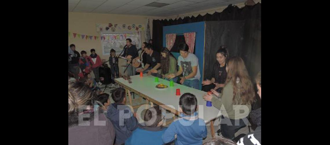 En el CIC se realizaron propuestas recreativas y artÃ­sticas.