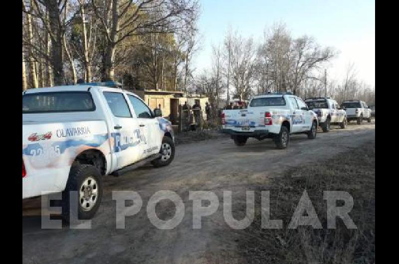 Amplio despliegue policial tuvieron los allanamientos por abigeato.
