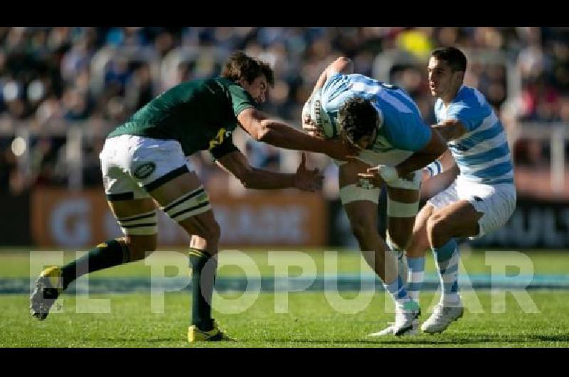 Los Pumas pudieron festejar ayer en Mendoza.
