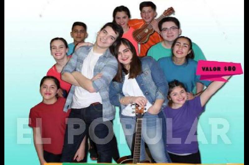 El elenco de jÃ³venes que participa en la obra.