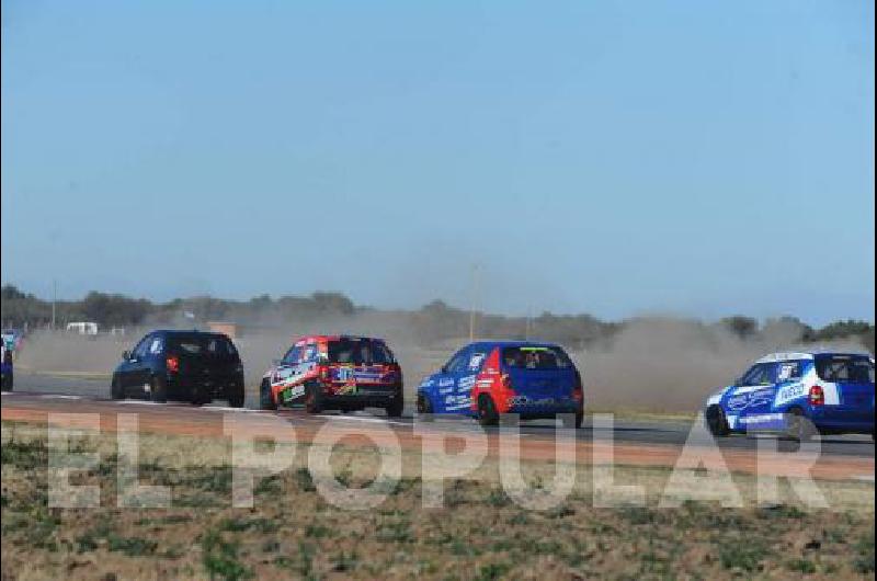 Rojas, el único olavarriense en pista.