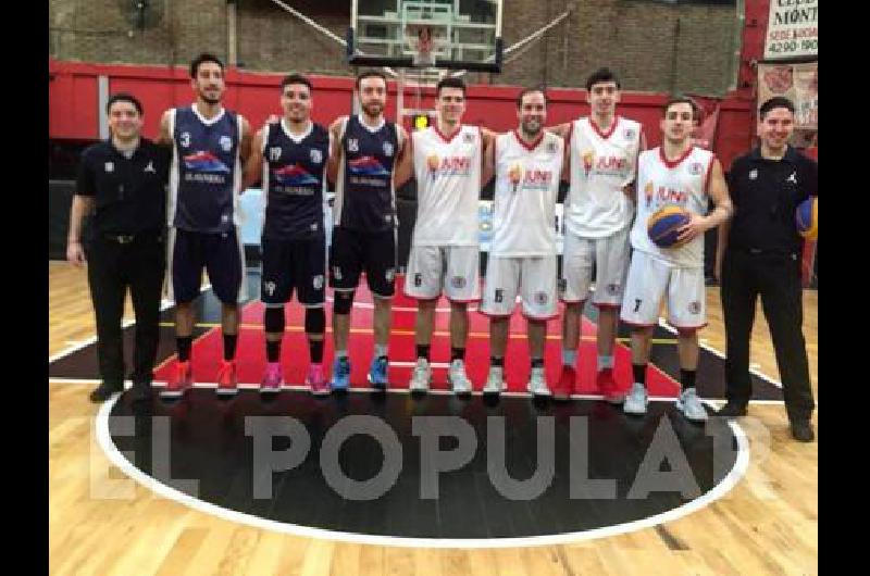 Los olavarrienses (a la izquierda) tuvieron una gran actuaciÃ³n.