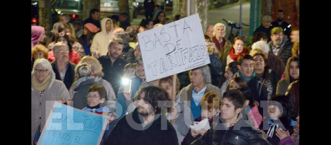 Otra manifestación contra el tarifazo