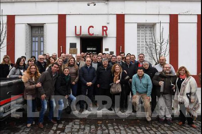 La reunión seccional de la UCR se realizó en Pigüé.