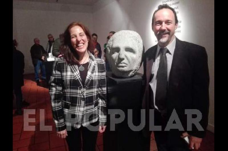 Los artistas estuvieron presentes ayer en el acto de apertura de la muestra en el MDA.