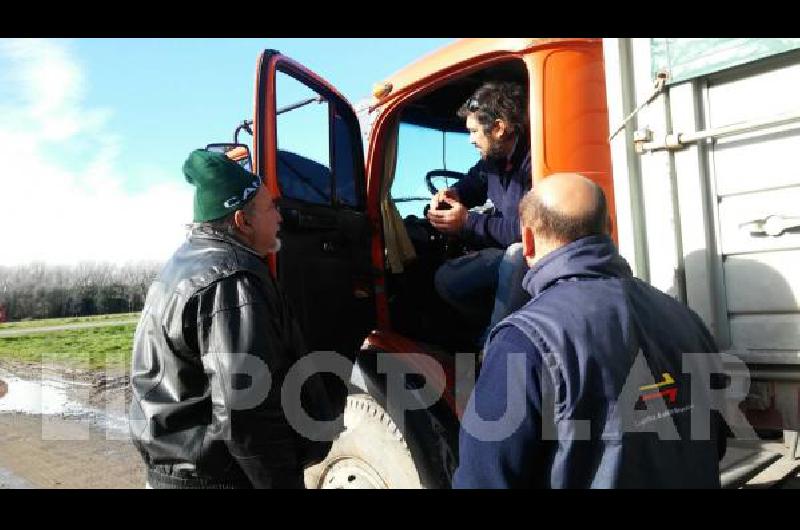 Camioneros efectuÃ³ un exigente relevamiento en las canteras de OlavarrÃ­a y Azul.
