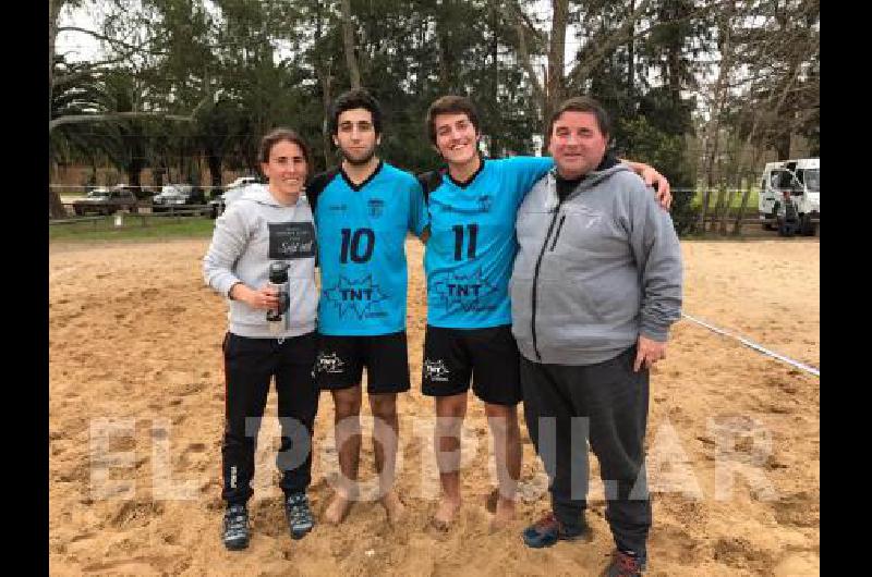 El equipo de beach voley estarÃ¡ en Mar del Plata.