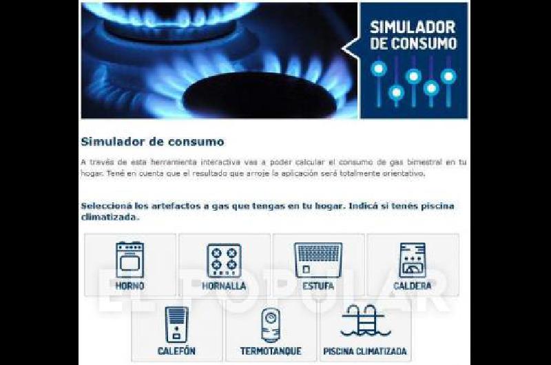 Un simulador para estimar el consumo bimestral de gas