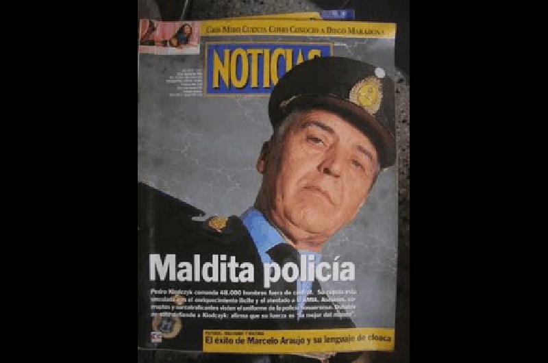 MÃ­tica tapa de la revista Noticias, con una imagen hecha por JosÃ© Luis Cabeza, meses antes de su homicidio.