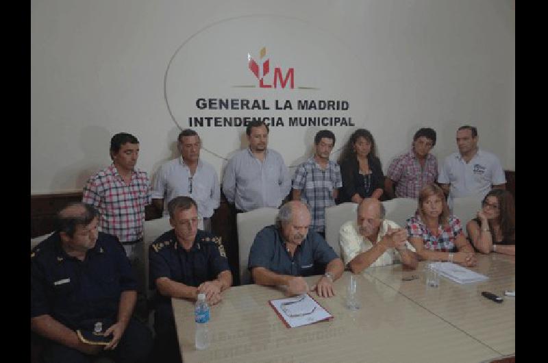 El ministro de Seguridad bonaerense, Alejandro Granados, estuvo en La Madrid.