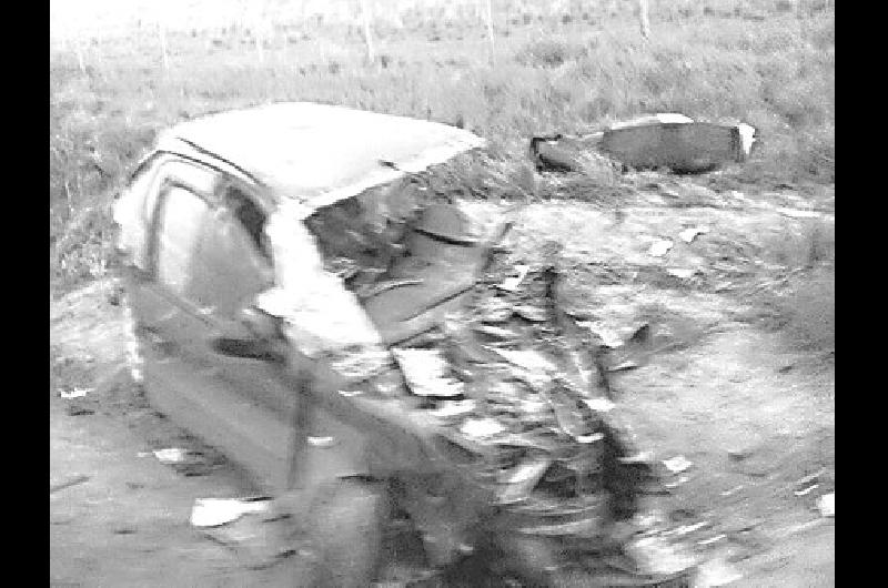 Un testigo del accidente tomó una fotografÃa con su teléfono celular.