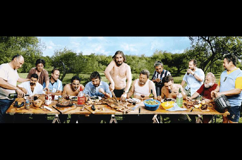 El Asadito, La Ultima Cena, una de sus obras emblemáticas.