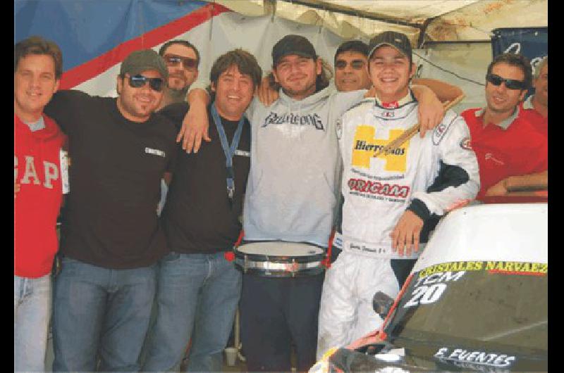 La largada de la final del TC Mouras, con Gastón Ferrante y Daniel Masson delante de todos. Los dos subieron al podio. Carlos RamÃrez