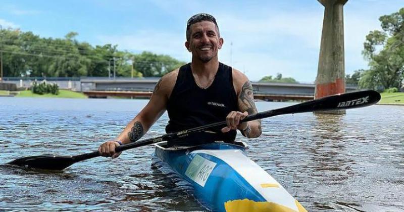 Lucas Díaz Aspiroz se retiró del canotaje